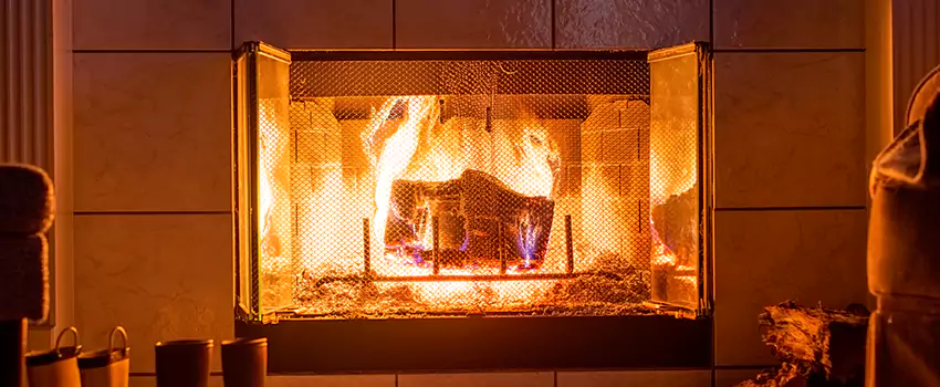 Mendota Hearth Landscape Fireplace Installation in Seminole, Florida